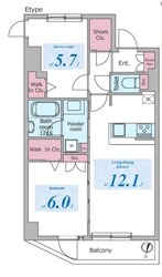 ドゥーエ板橋区役所前の物件間取画像